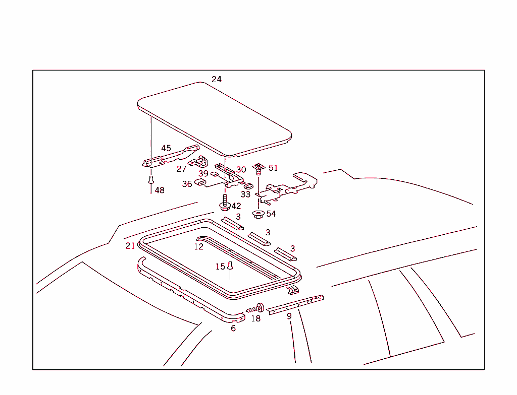 Sliding/Lifting Roof Plate