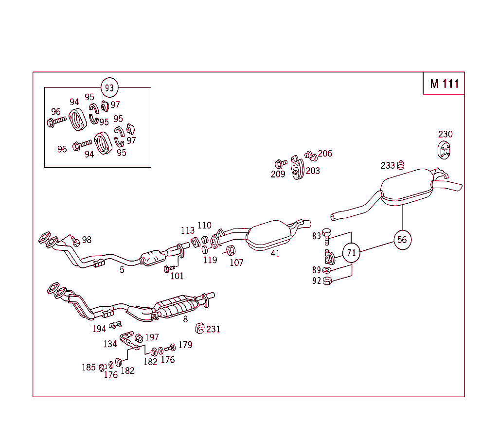 Exhaust System On Gasoline Vehicles