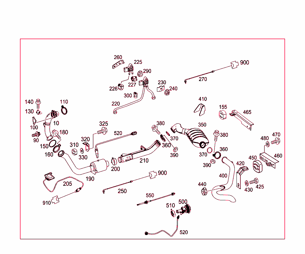 Exhaust System For Six-Cylinder Diesel Vehicles