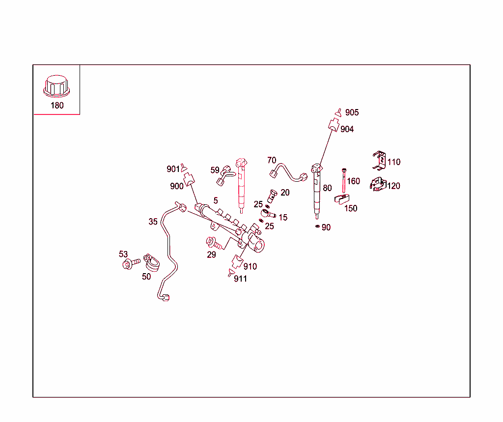 Nozzle Holder,Lines & Attachment Parts