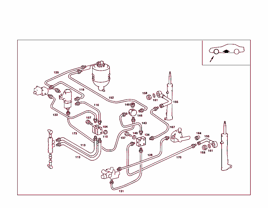 Line Arrangement In Case Of Self-Levelling Device & A S D