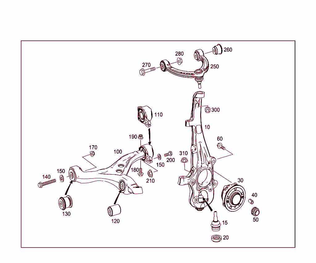 Steering Knuckle And Control Arm