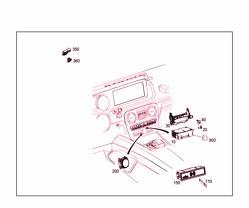 Radio, Operating And Display Unit