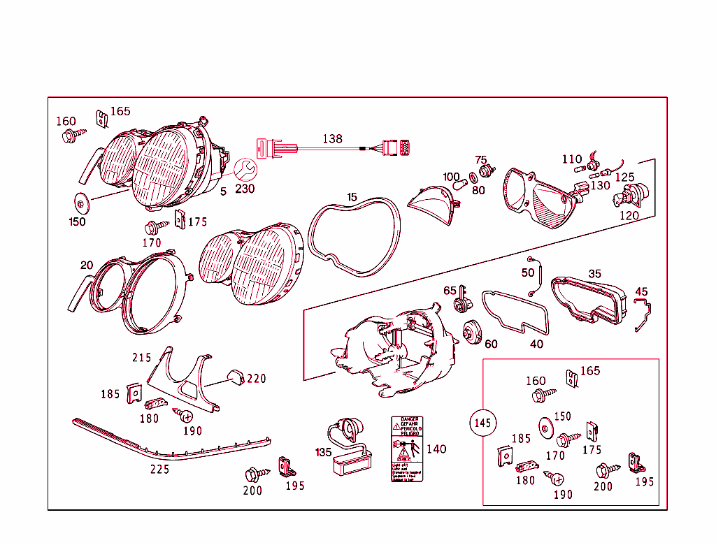 Lighting Unit,Foglamp,And Additional Blinker Lamp