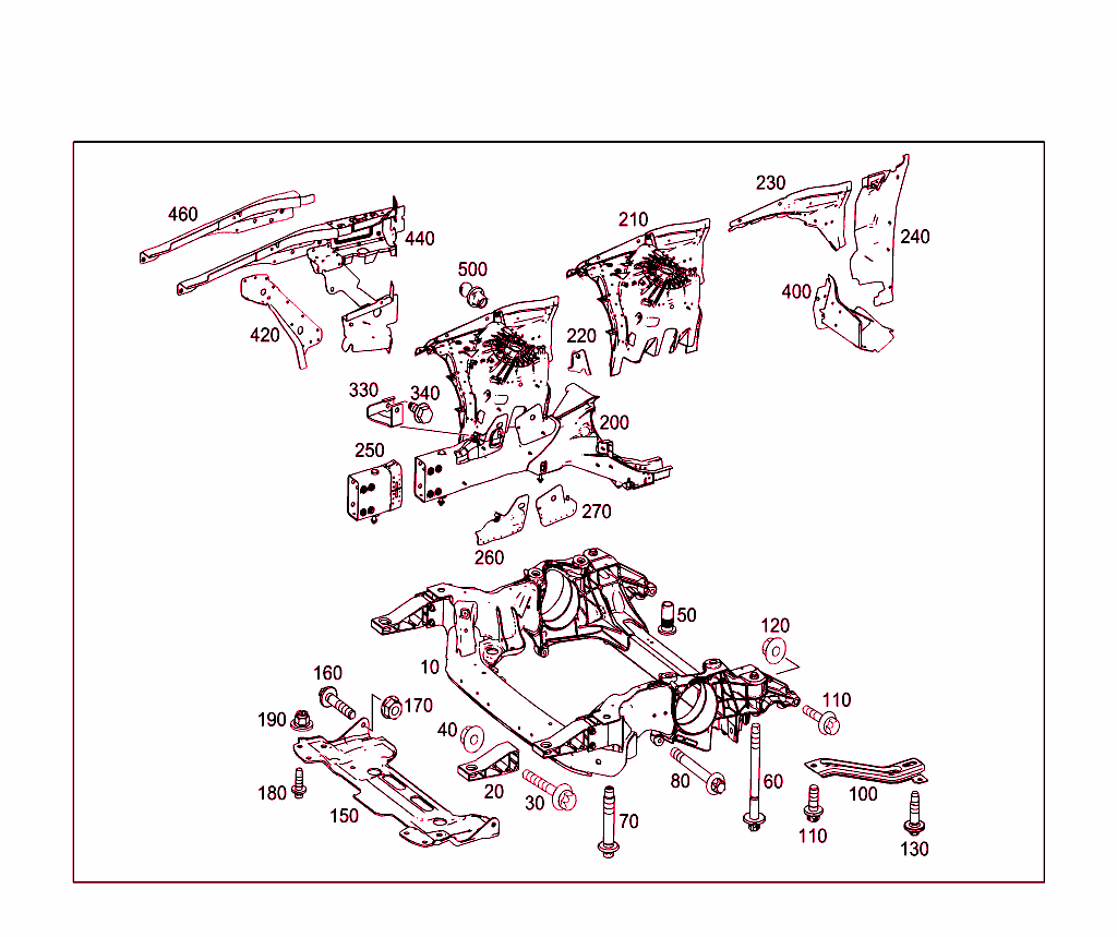 Wheelhouse,Front Subframe