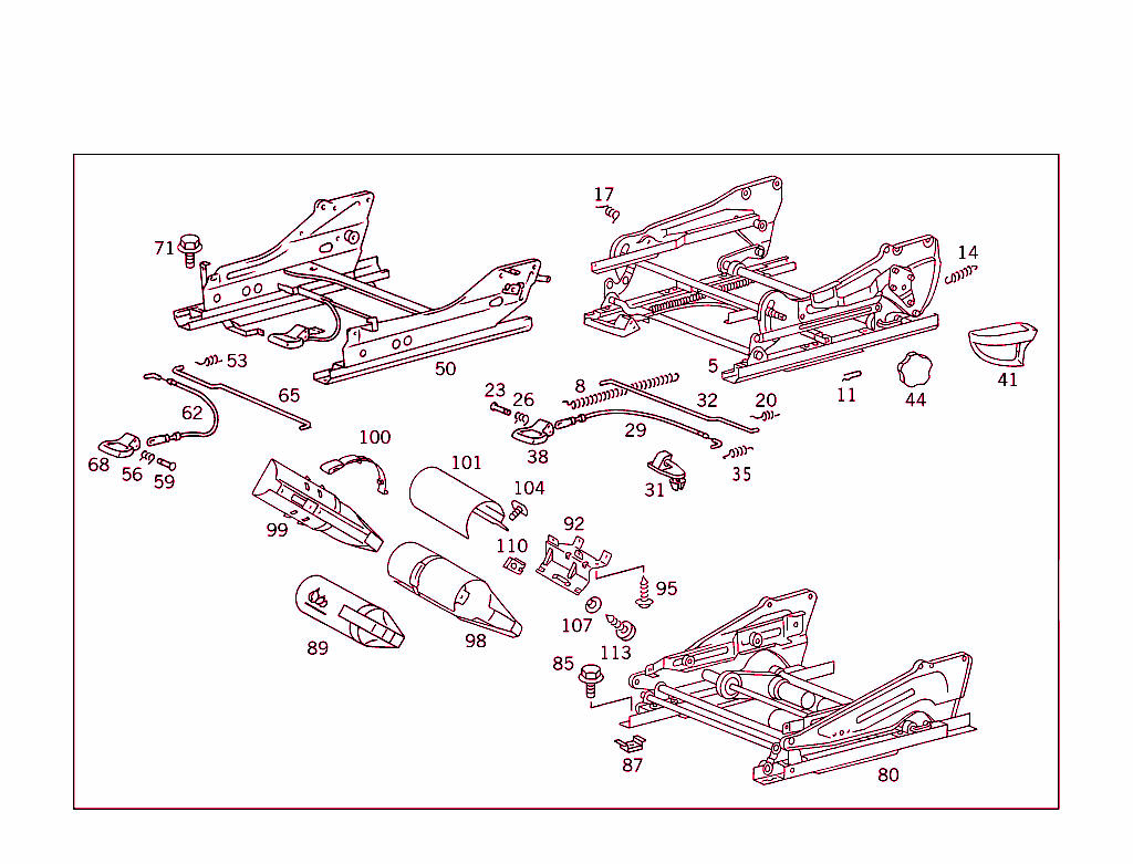 Seat Adjuster,Fire Extinguisher