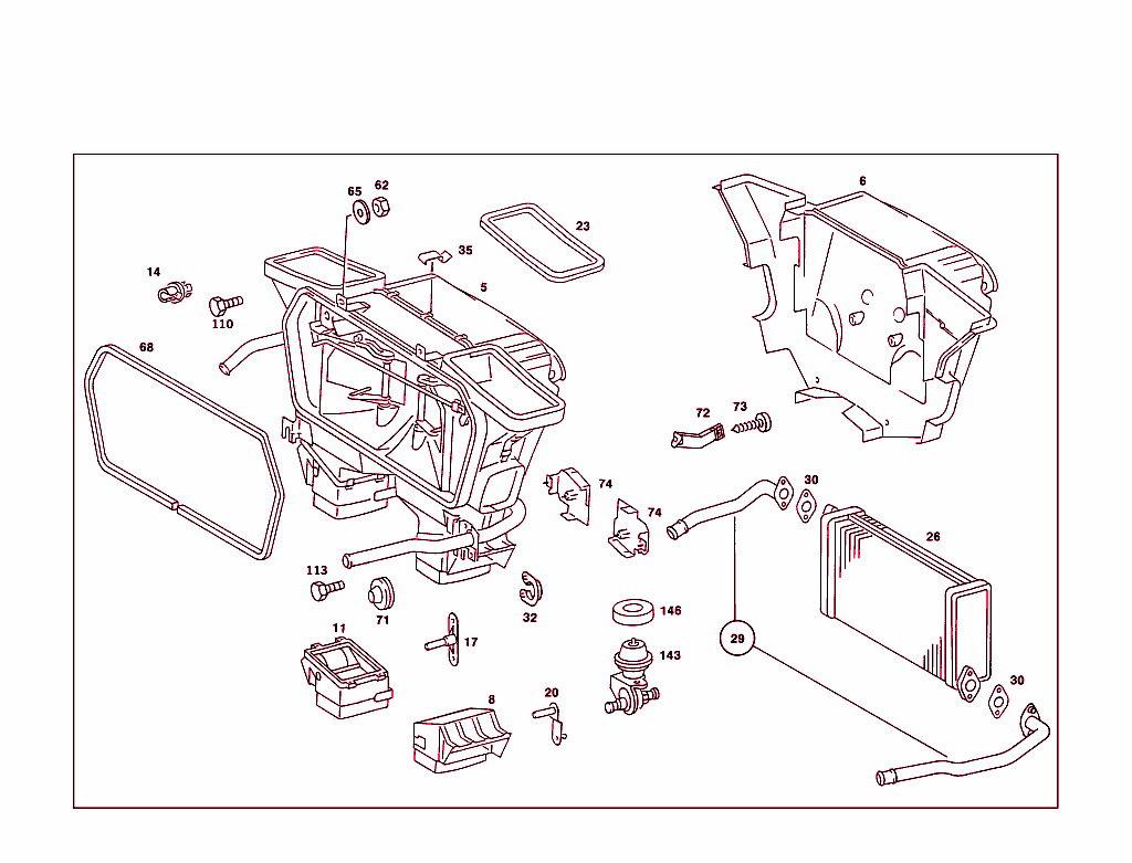 Heater Case With Blower