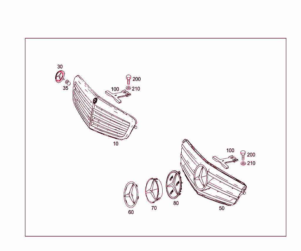 Radiator Grille Shell