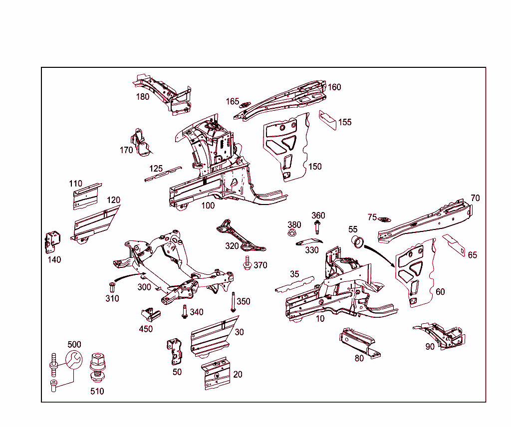 Wheelhouse,Front Subframe