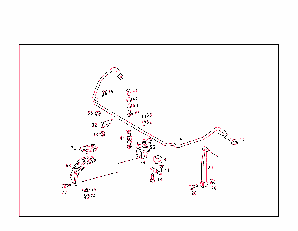 Rear Torsion Bar & Height Control Valve Used Self-Levellingdevice