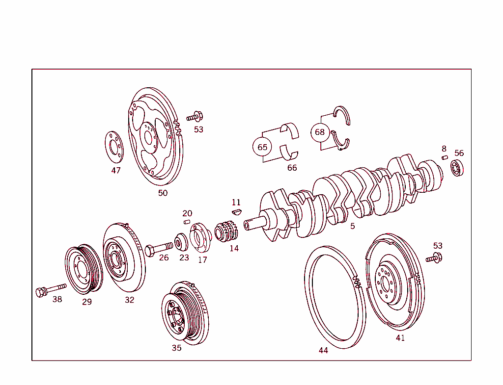 Crankshaft And Flywheel