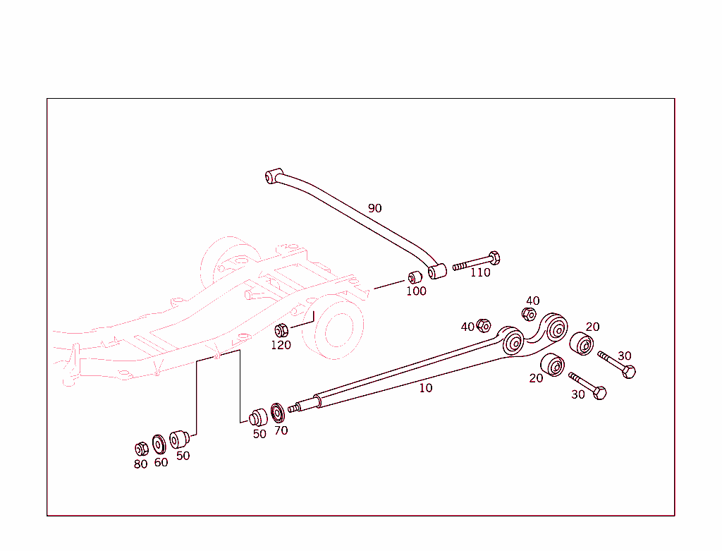 Rear Axle Longitudinal & Transverse Control Arms