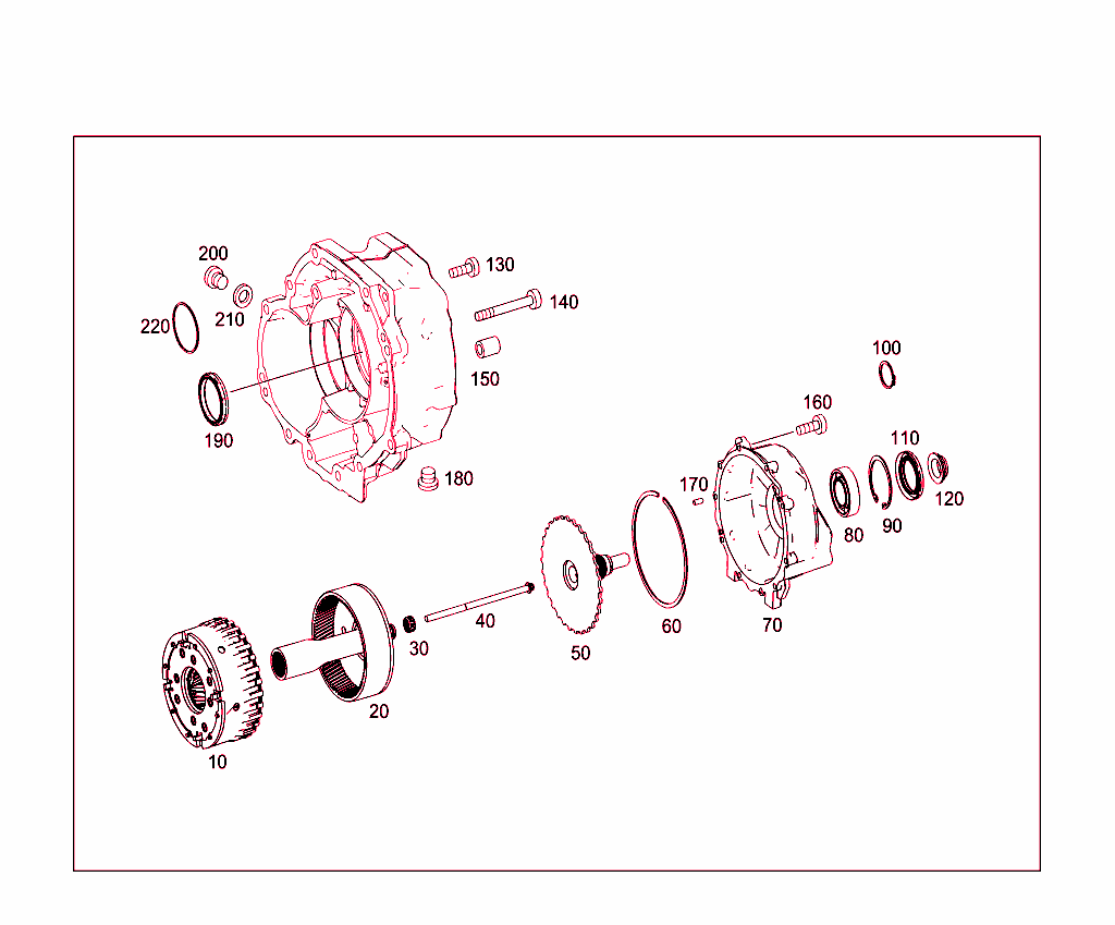 Transfer Case Interior Parts