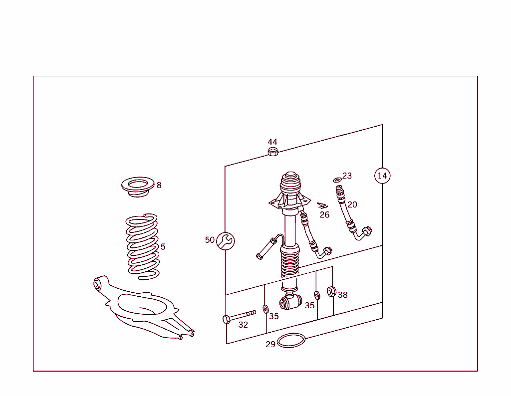 Rear Springs & Suspension Used With Self-Levelling Device & A D S