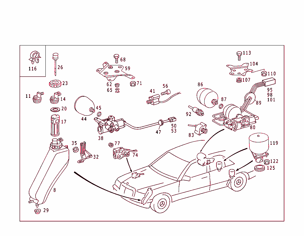 Oil Tank & Valves Of Hydraulic System