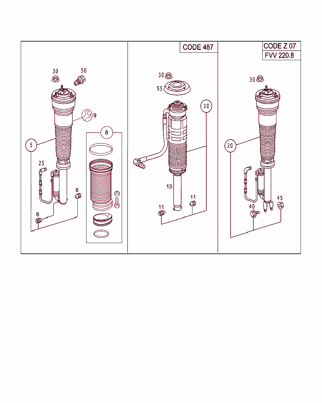 Spring Strut And Spring Strut Mounting Front