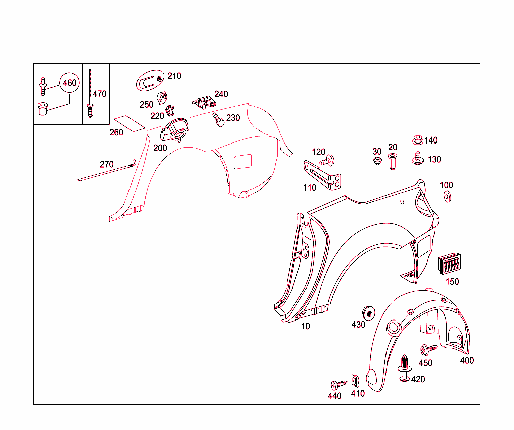 Guardabarros trasero