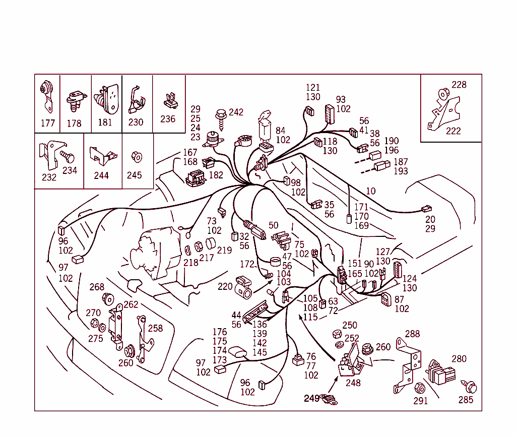 Engine Cable Harness,Body Mounted