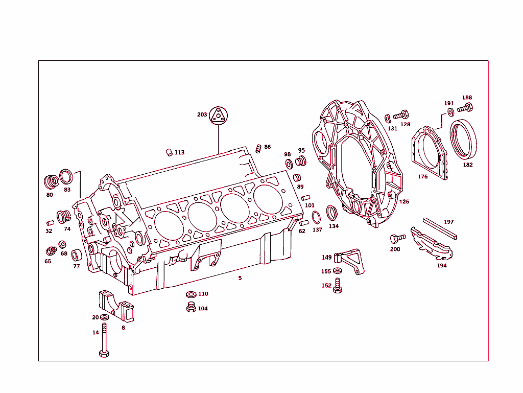 Cylinder Crankcase,Cover,Gasket Kit
