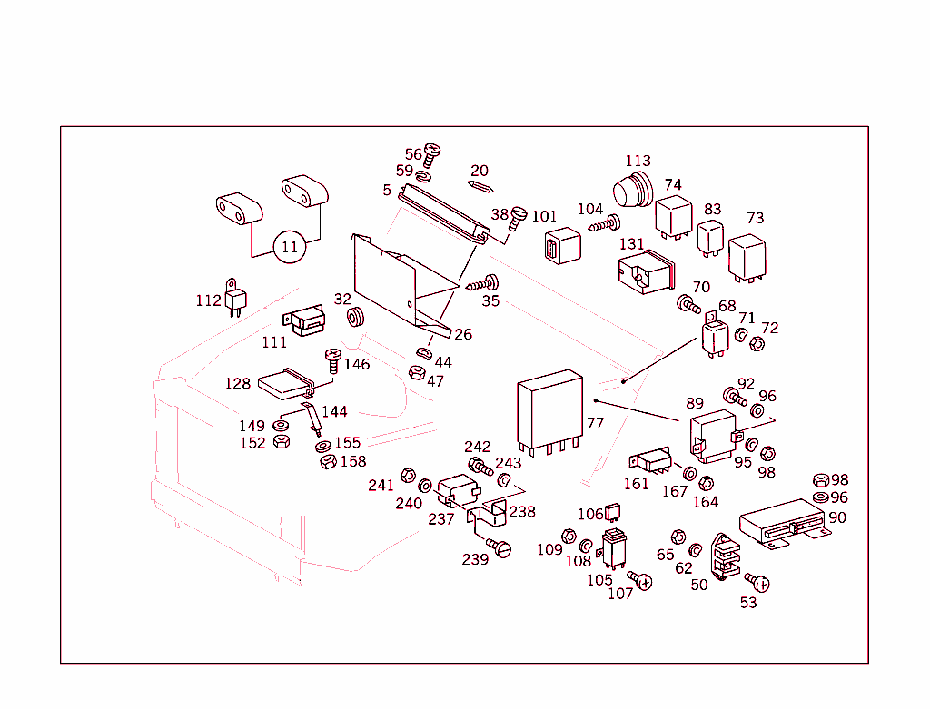 Fuse Box, Relay And Control Units