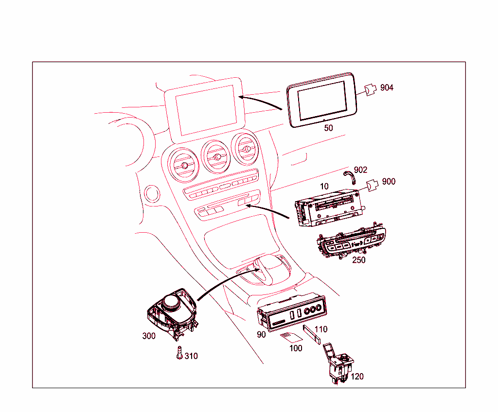 Radio, Operating And Display Unit