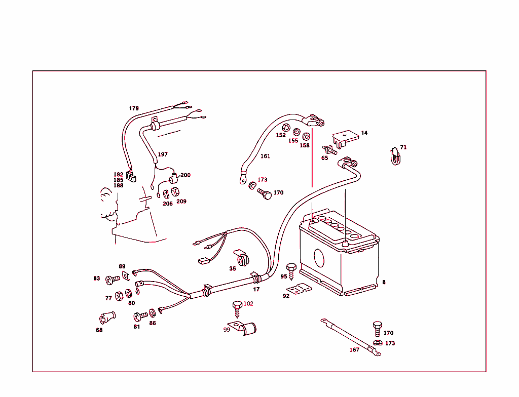 Battery,Starter/Alternator Cable