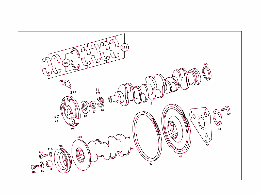 Crankshaft And Flywheel
