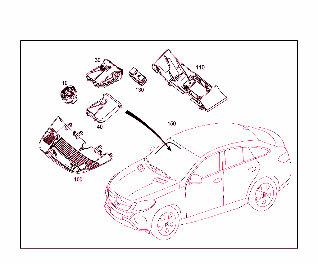 Sensors, Camera And Switch Behind Windshield
