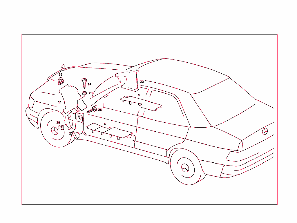 Panelling And Strut To Instrument Panel And To Front Panel Pillar
