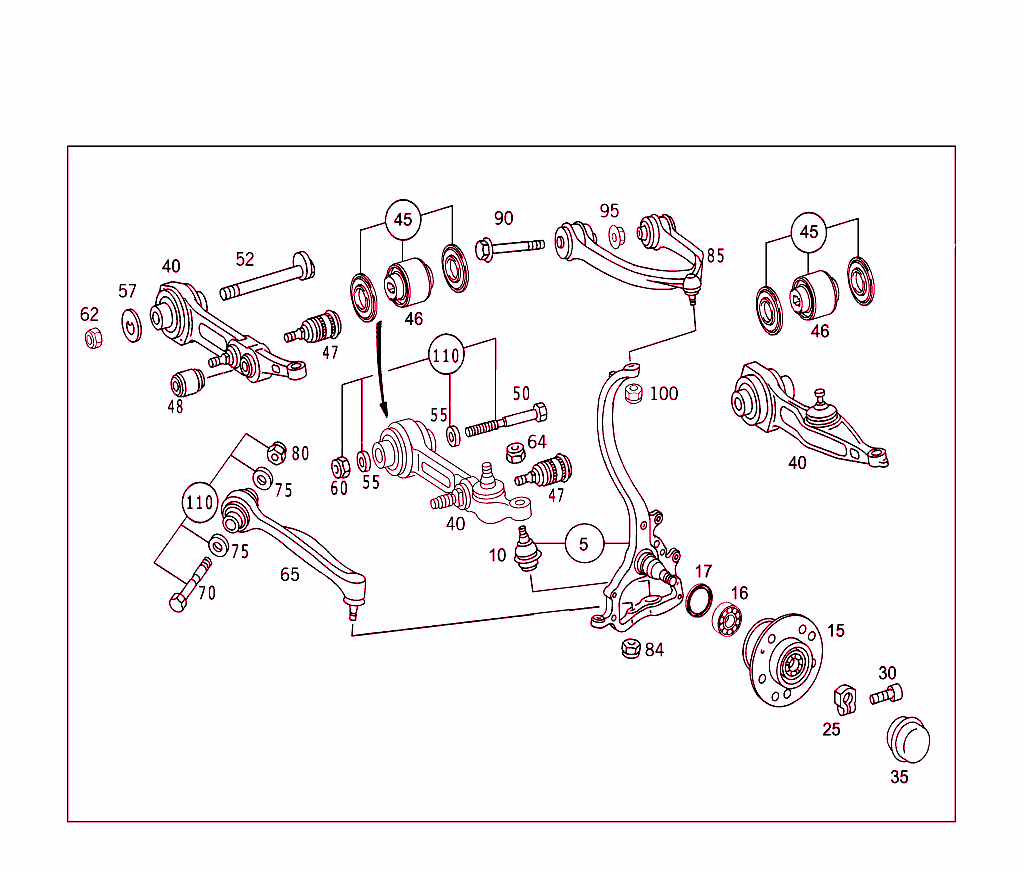 Steering Knuckle And Control Arm