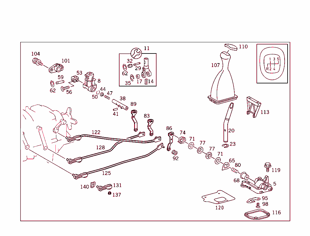 Floor Shift Used With Manual Fivespeed Transmission