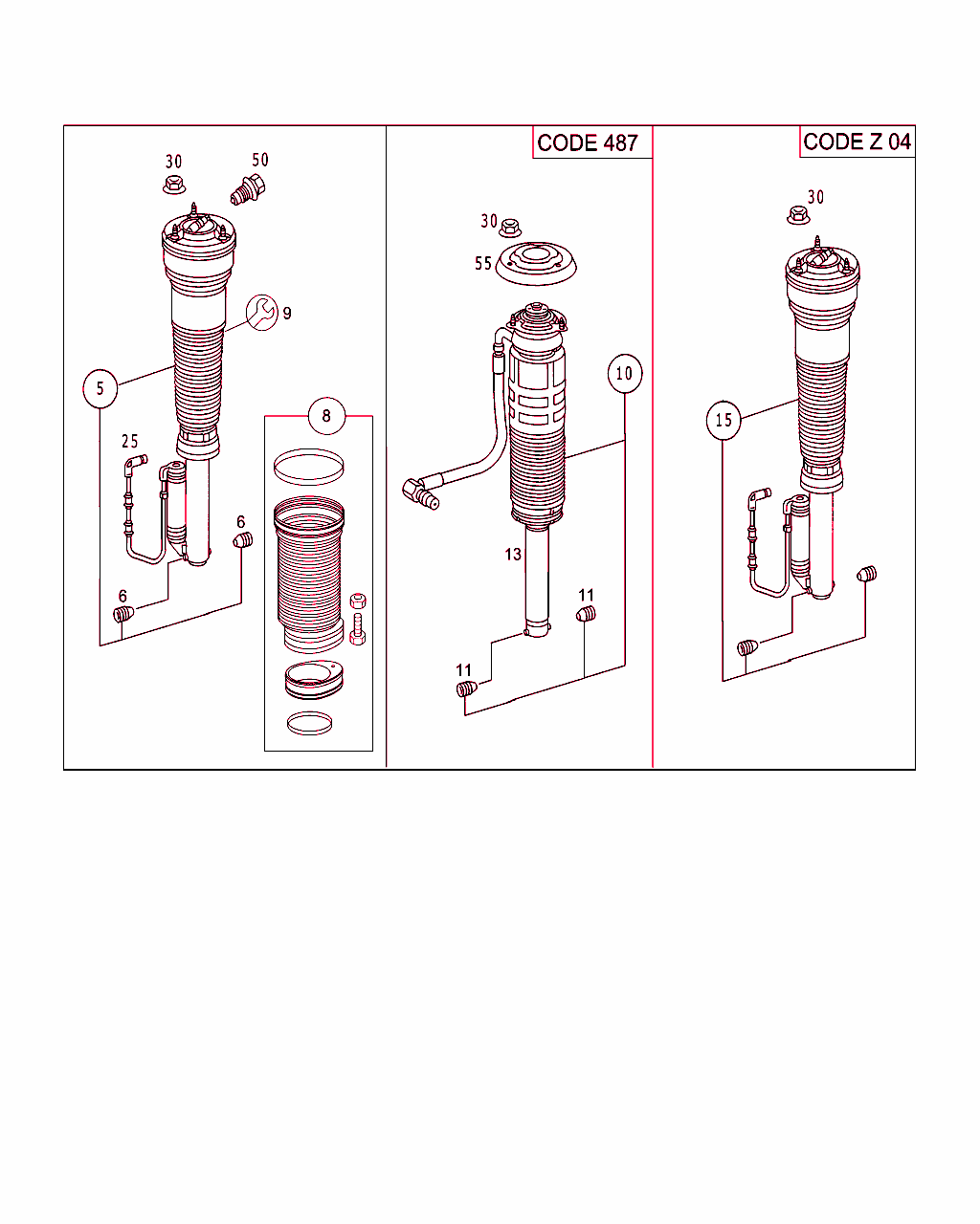 Spring Strut And Spring Strut Mounting Front