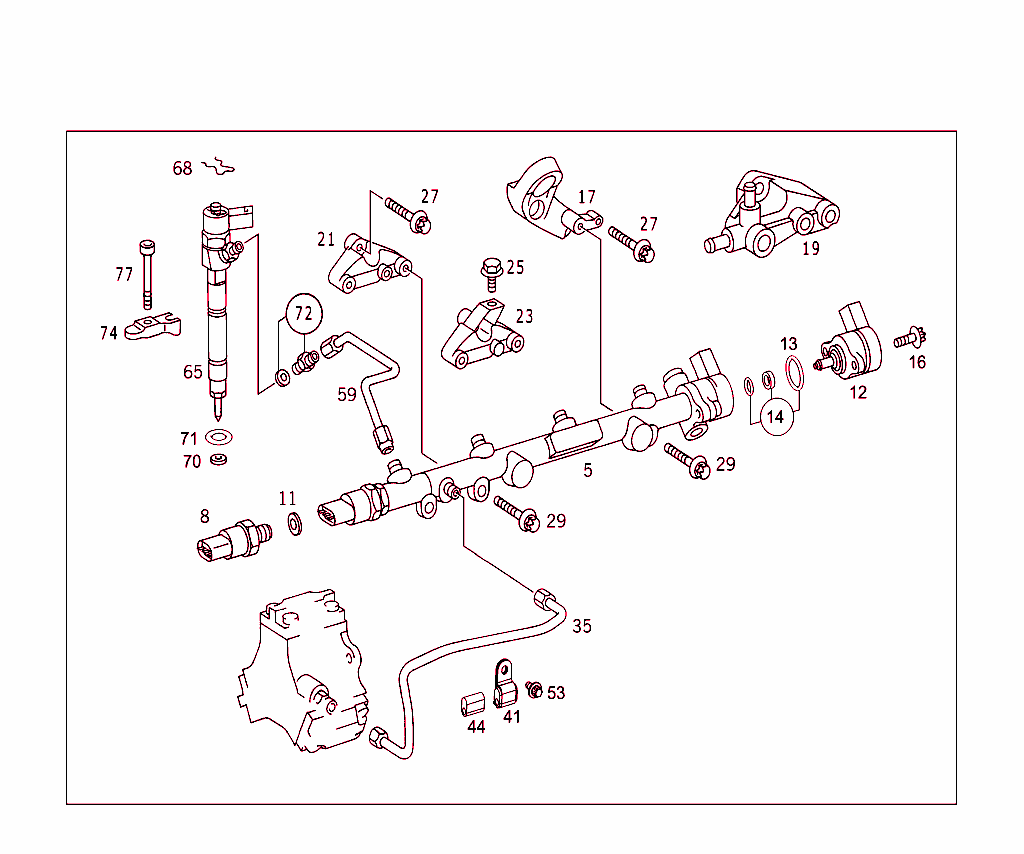 Nozzle Holder,Lines & Attachment Parts