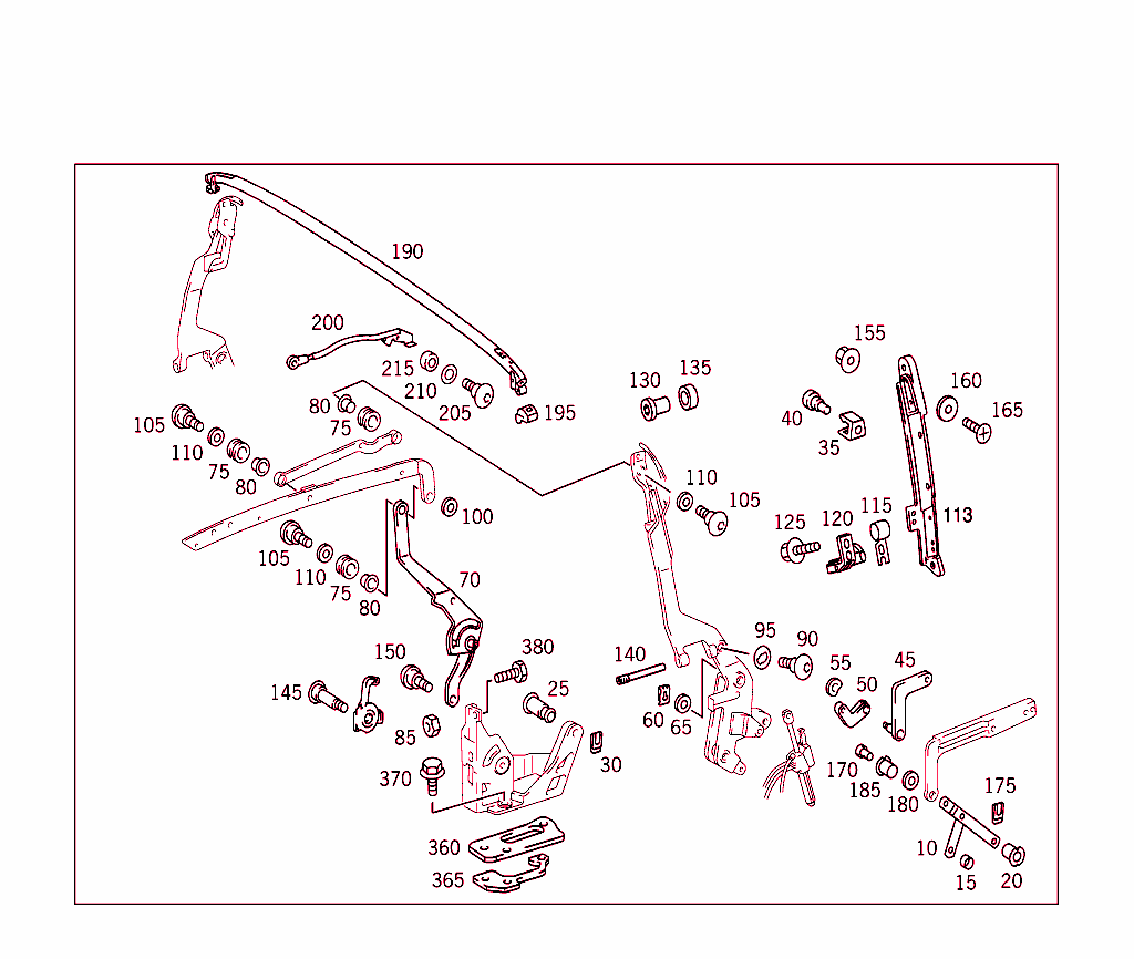 Folding Top Frame Assembly