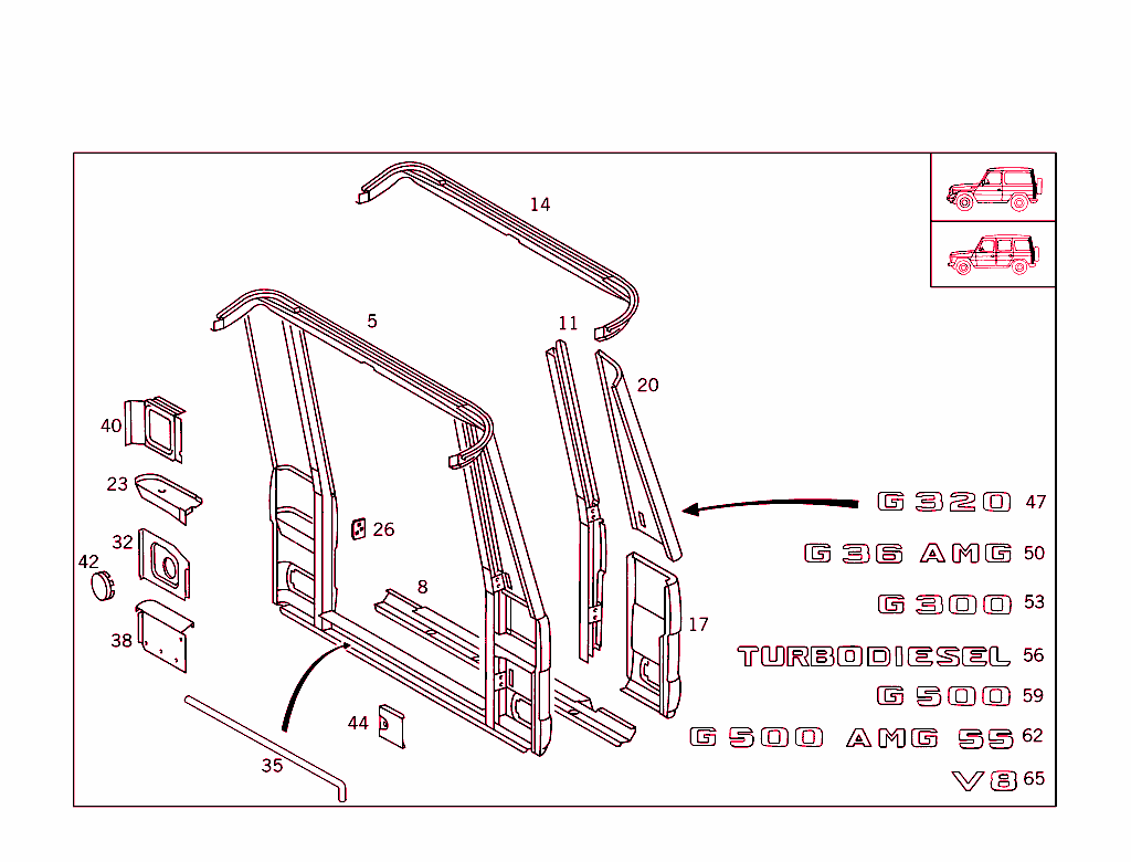 Rear Panel,Enclosed Vehicle