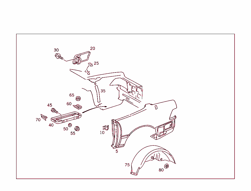 Rear Fender,Battery Frame