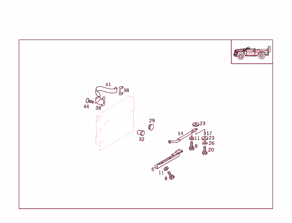 Rear Panel Door Attachment Parts, Rear Panel Door Window