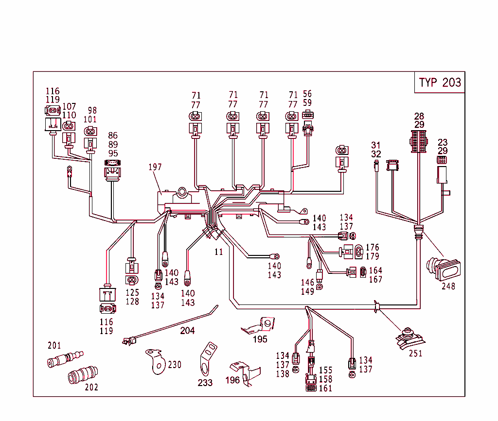 Engine Cable Harness