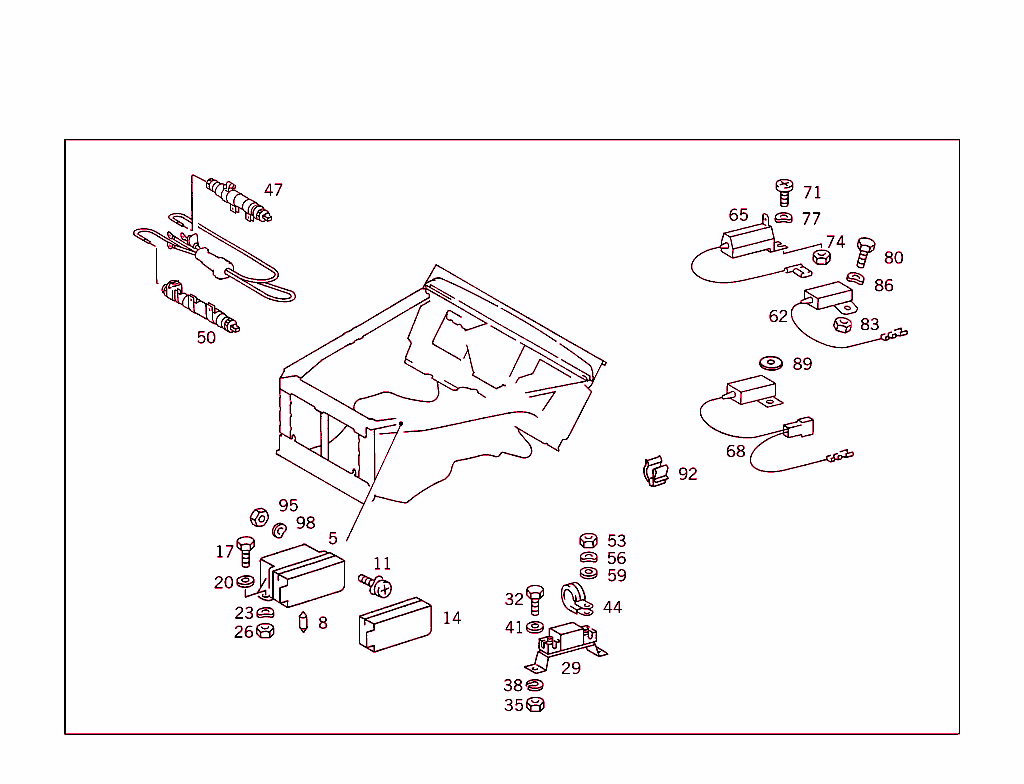 Fuse Box, Relay And Control Units