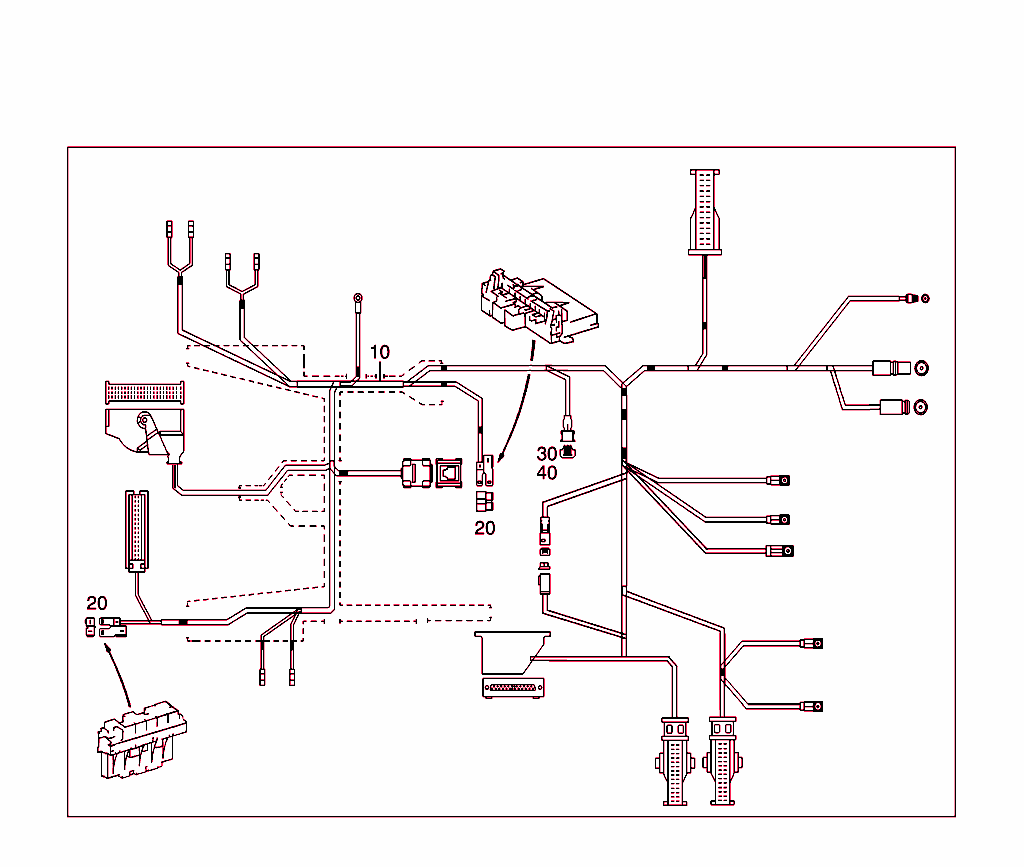 Cable Harness Automobile Telephone