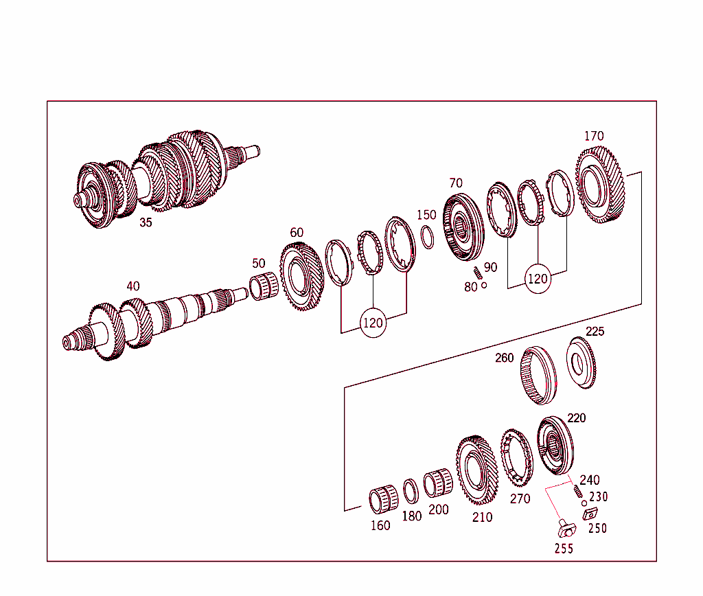 Transmission Shafts And Gears