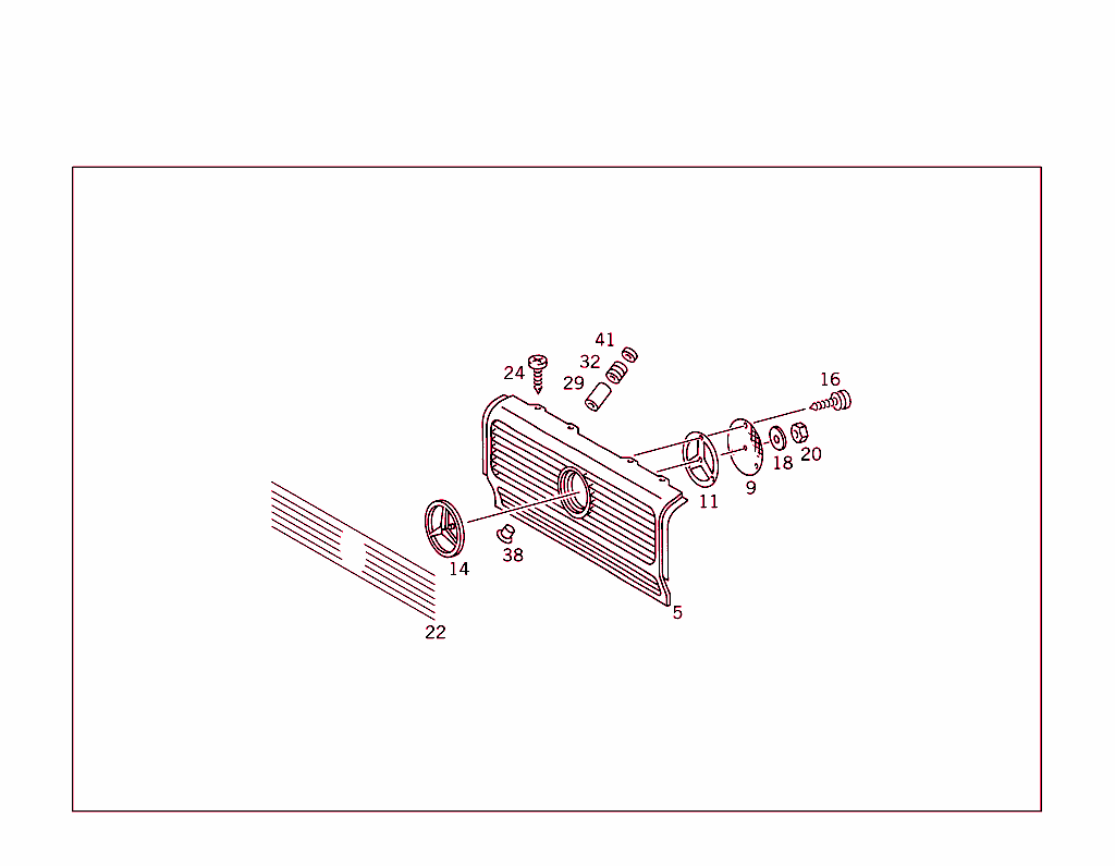 Radiator Grille Shell