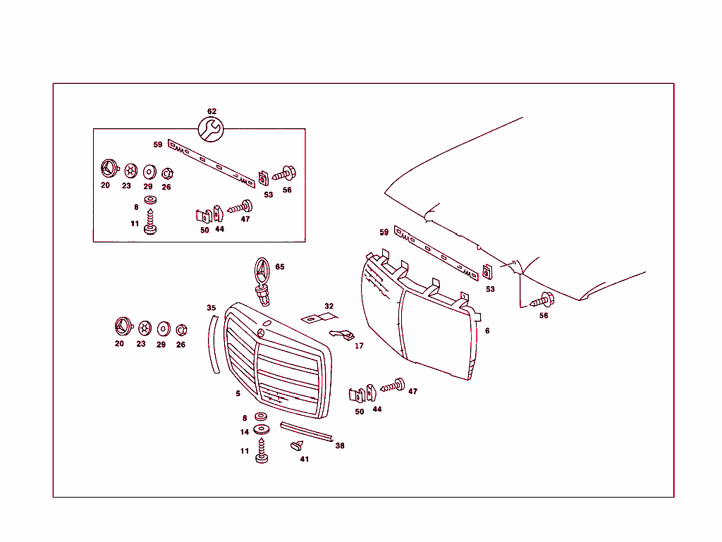 Radiator Grille Shell