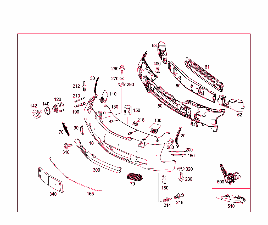Parachoques delantero