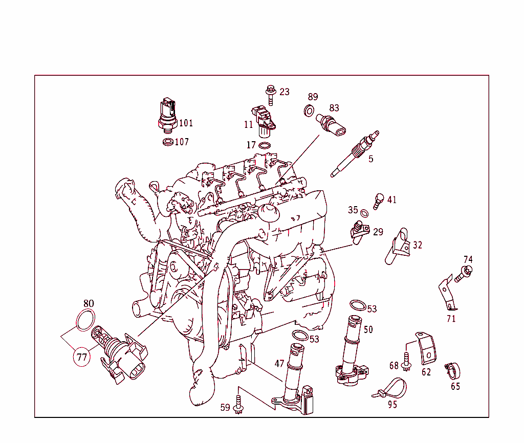 Attachment Parts,Heater Plugs,And Speed Sender Unit