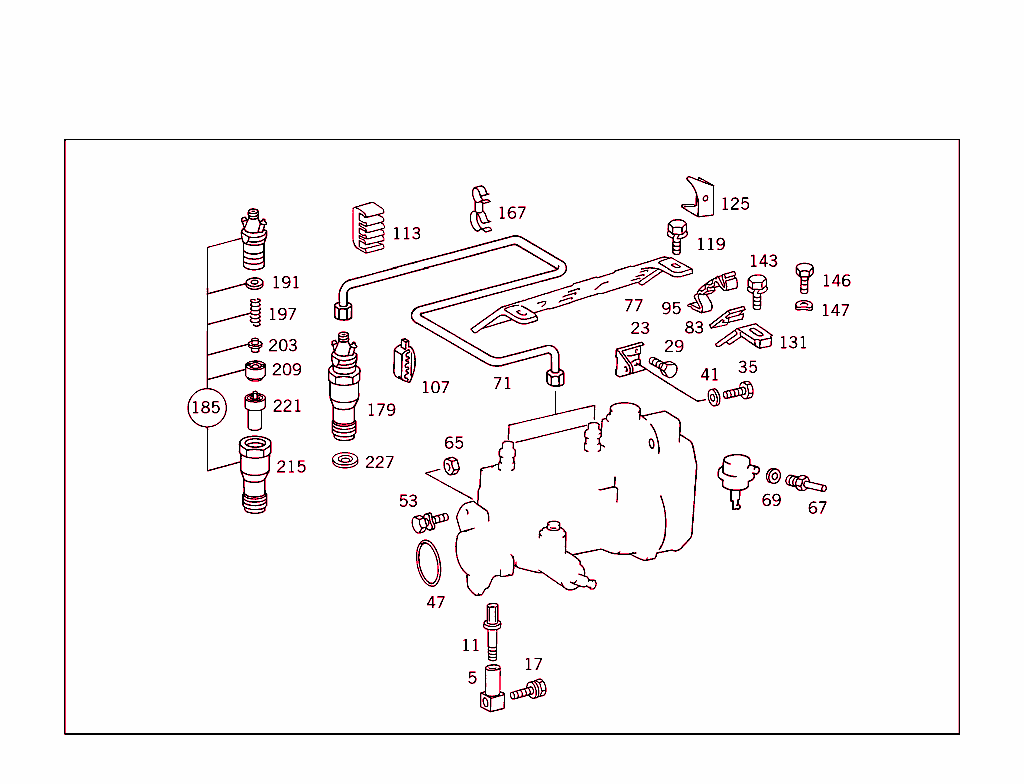 Nozzle Holder,Lines & Attachment Parts