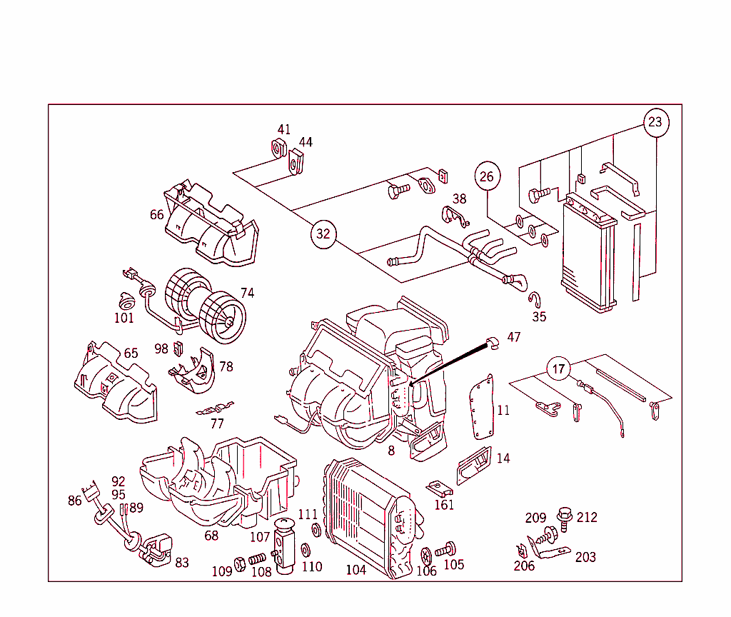 Air Conditioner Case With Blower