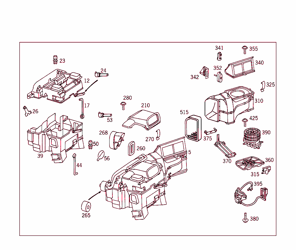 Heater Case With Blower