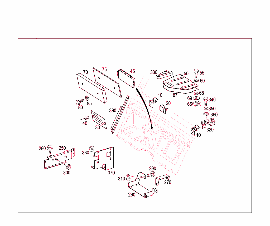Fire Wall And Connection Parts