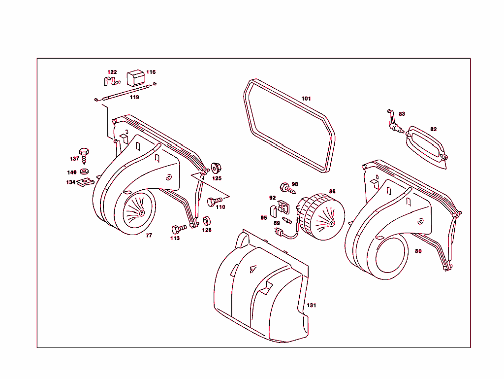 Heater Case With Blower